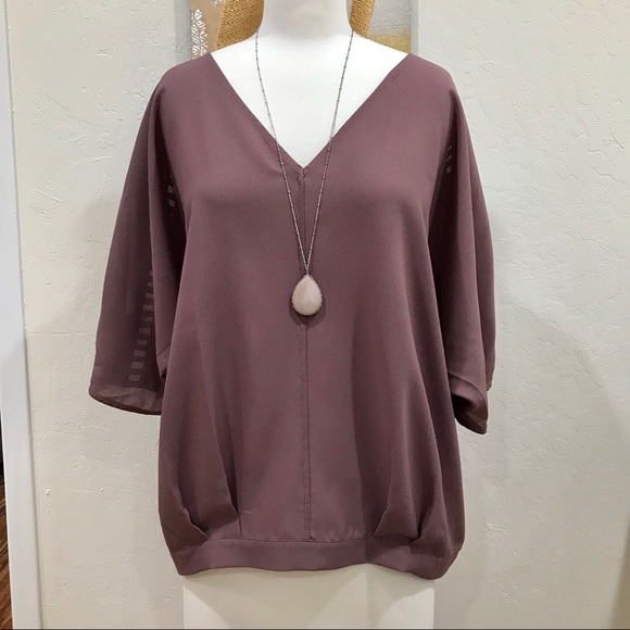 Naked Zebra Tops - *SALE!* Naked Zebra Cut-out Sleeve Top